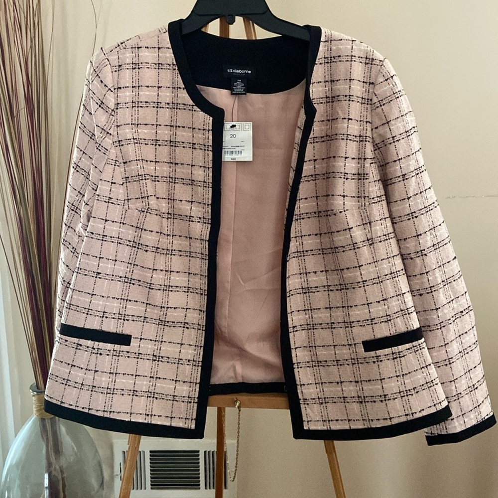 Liz Claiborne pink/black size 20 jacket